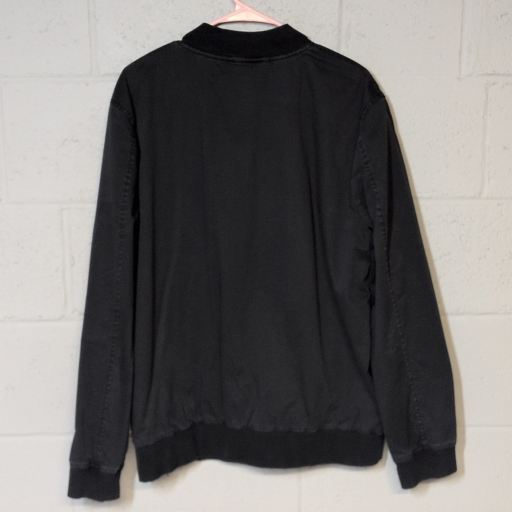 Sun + Stone Classic Black Bomber Jacket - Picture 6 of 7